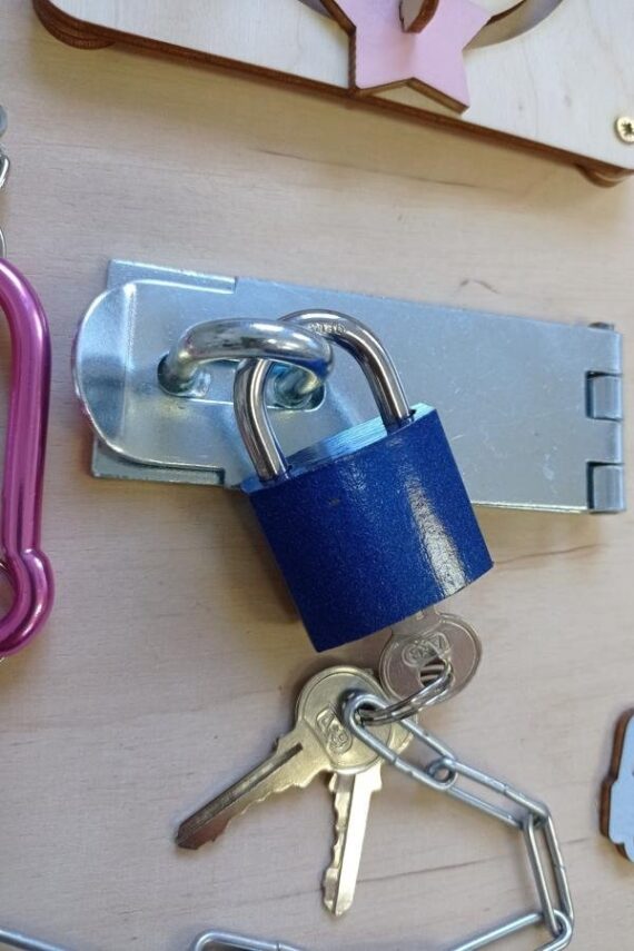 Skobel do Tablicy Manipulacyjnej - Srebrny