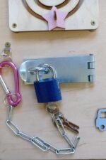 Skobel do Tablicy Manipulacyjnej - Srebrny
