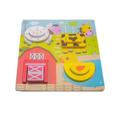 Puzzle drewniane na Tablice Manipulacyjną