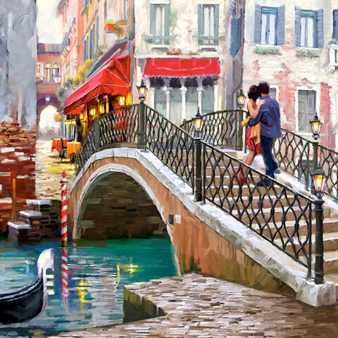 CASTORLAND Puzzle 2000el. Venice Bridge - Wenecki Most
