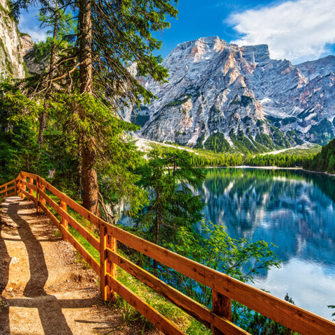 CASTORLAND Puzzle 1000el. Braies Lake, Italy - Jezioro Braies Włochy