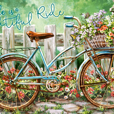CASTORLAND Puzzle 500el. Beautiful Ride - Przejażdżka rowerem