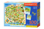 CASTORLAND Puzzle edukacyjne Mapa Polski