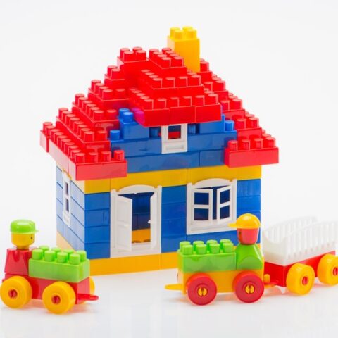 DIPLO Klocki 3 dla dzieci konstrukcyjne plastikowe 89el.