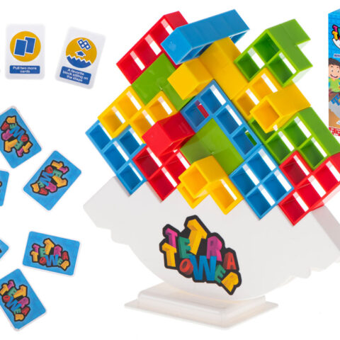 Układanka tetris balansujące klocki gra logiczna