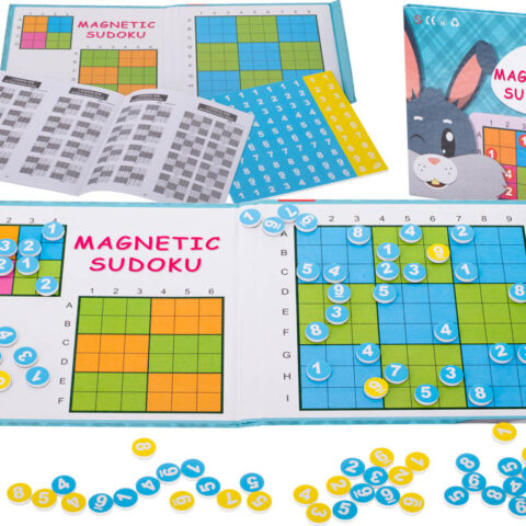 Gra logiczna łamigłówka magnetyczne sudoku
