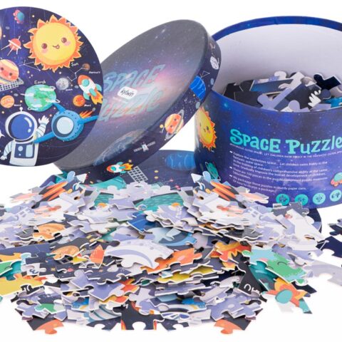 Puzzle edukacyjne układ słoneczny planety 150el.