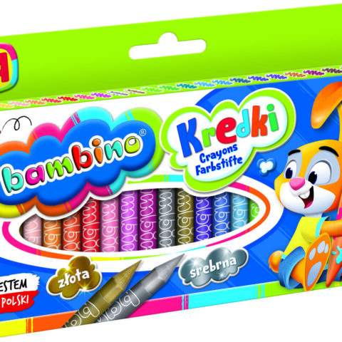 BAMBINO Kredki grafionowe 24 kolory