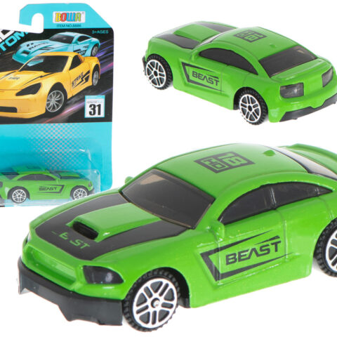 Samochód auto metalowe resorak mustang zielony 7cm