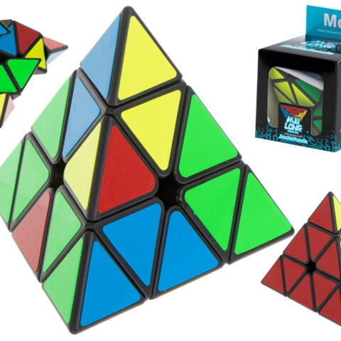 Gra logiczna Kostka łamigłówka PYRAMINX Black MoYu
