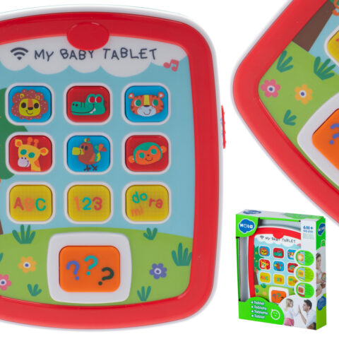 Tablet dotykowy edukacyjny interaktywny światła muzyka HOLA