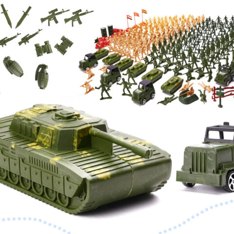 KX6188 Żołnierzyki baza wojskowa figurki zestaw 307el 2