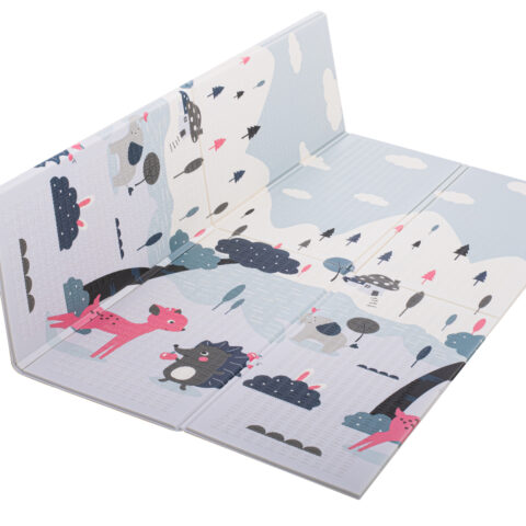 Mata edukacyjna dla dzieci ulica/las 177x158x0,8cm