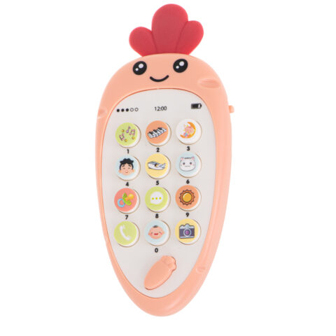Telefon edukacyjny smartfon marchewka czerwona