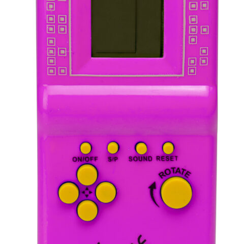 Gra Gierka Elektroniczna Tetris 9999in1 różowa
