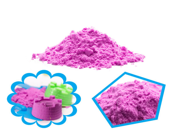 Piasek Kinetyczny w pudełku 2kg piaskownica + 16 foremek 5
