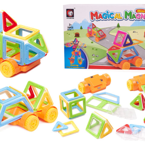 Klocki magnetyczne MAGICAL MAGNET MINI 38szt 3+ v1