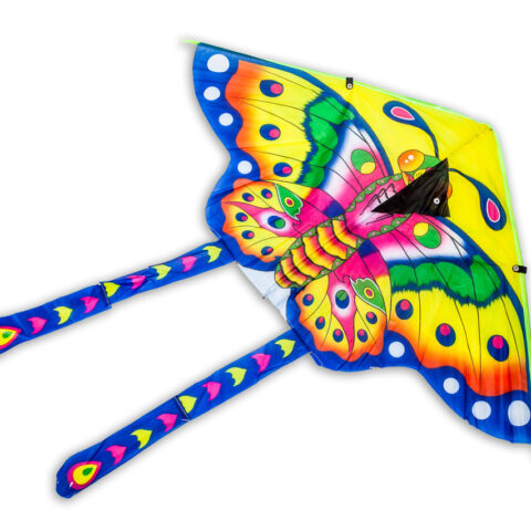 Latawiec duży 90cm motyl niebieski