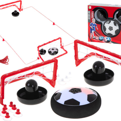 Piłka latająca Hoverball na stół świecąca + bramki